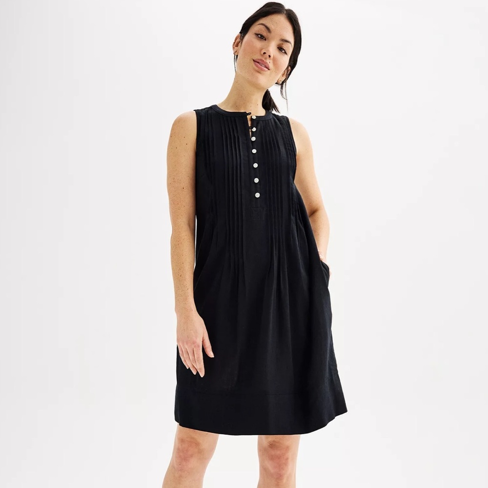 Pin tucked LBD